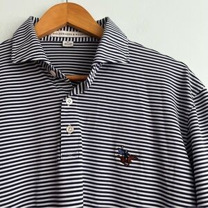 Sleepy Hollow Country Club - Holderness & Bourne Polo - XL Navy Blue White